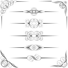 Divider and corner designs