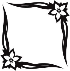 Original floral ornament