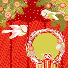 Christmas Time Birds N2