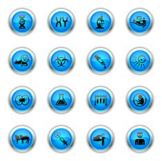 Blue Icons - Genetics & Cloning