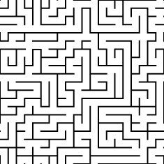 Abstract labyrinth style maze