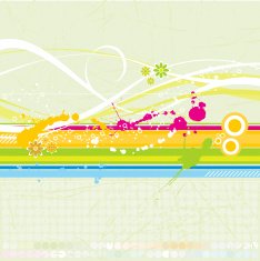Colorful Floral Background N10