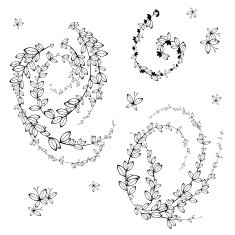 Leafs design elements