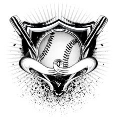 Grunge Basseball Shield
