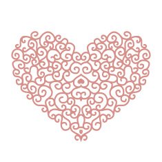 Abstract heart shape for your design N3