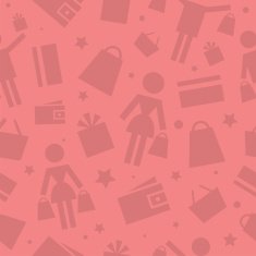 Pattern shopping store icons N2