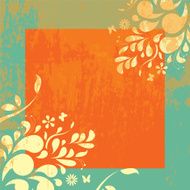 floral frame N334