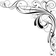 Swirl Corner Design N6