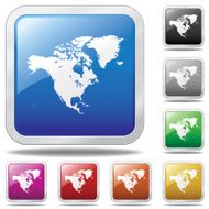 North America Continent Icon