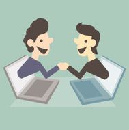 business shaking hand