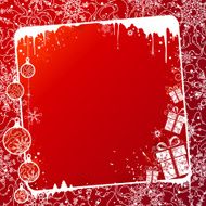Grunge Christmas banner N6