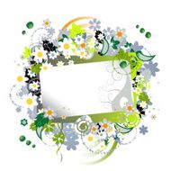 Floral frame beautiful N3