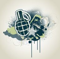 Decorative urban background N3