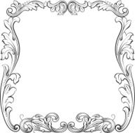 Black ornament N2