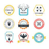 Fitness and Sport Gym Logos N4