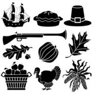 Thanksgiving icons N4