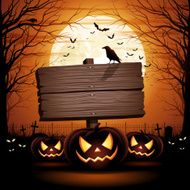 Halloween Wooden Sign N2