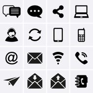 Communication Icons N179