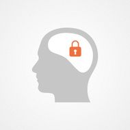 Head and padlock