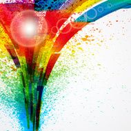 Abstract background rainbow pattern