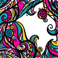 Colorful abstract background with text field N2