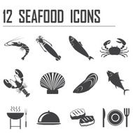 12 seafood icons