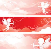 Valentine’s banners set N3