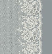 White Lace Vertical Seamless N2