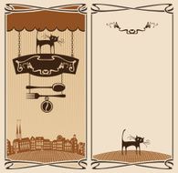 Menu with cat N2