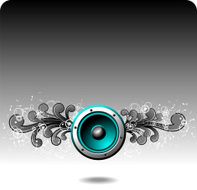 blue speaker