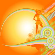 Abstract background elements