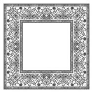 Retro frame vector