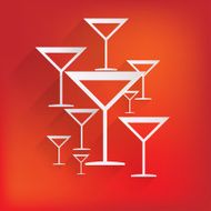 Drink glass web icon N4
