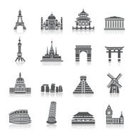 Famous Scenic Spots Icons N3