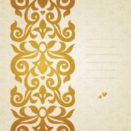 Vector seamless border in Victorian style N70