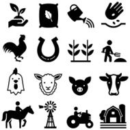 Farm Icons - Black Series