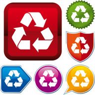 icon series recycle (vector)