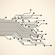Abstract circuit background