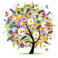 Floral tree beautiful N12