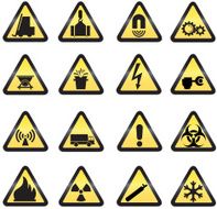 industrial hazard signs N2