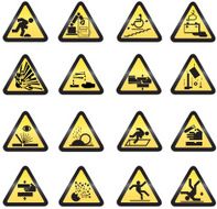 industrial hazard signs N3