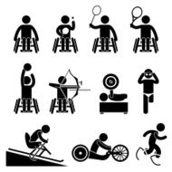 Disable Handicap Sport Paralympic Games N2