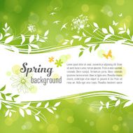Spring Background with Copyspace
