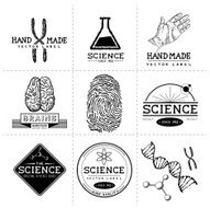 Vintage Science Labels N2