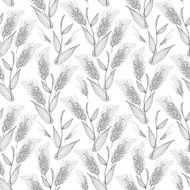 Seamless ornament with rise ears N2