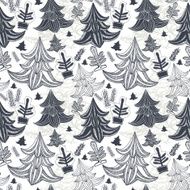 Seamless background with christmas trees N2