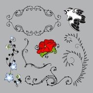 Decorative elements set N2