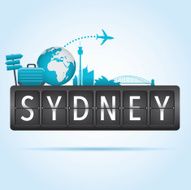 Sydney departure board N4