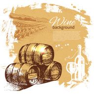 Wine vintage background N9