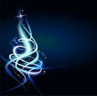 Modern christmas tree